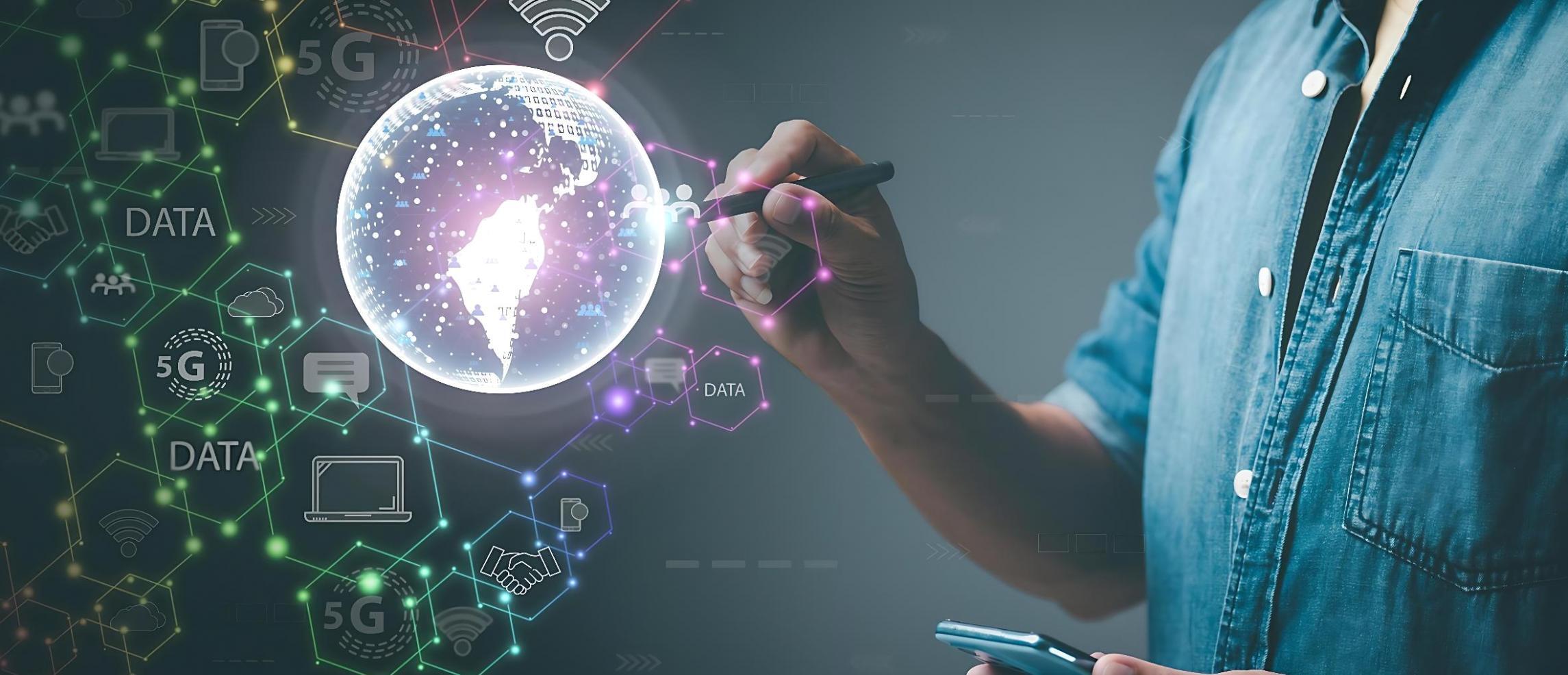 bogshiver team aan het werk met financiële AI-analysetools